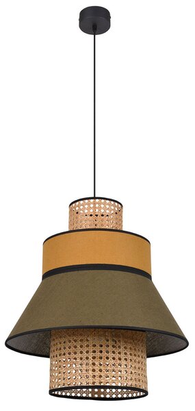 Lampada a sospensione MARKET SET, Singapour ML, dimmerabile, Multicolore, Soggiorno, Tessuto / Tessile, Design