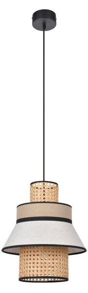 Lampada a sospensione MARKET SET, Singapour XML, dimmerabile, Legno, Soggiorno, Tessuto / Tessile, Design