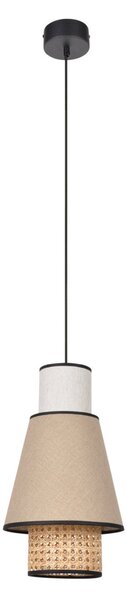 Lampada a sospensione MARKET SET, Singapour XS, dimmerabile, Beige, Soggiorno, Tessuto / Tessile, Design