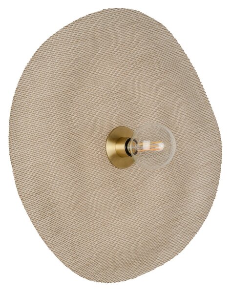 Applique da parete MARKET SET, Rivage M, dimmerabile, Beige, Soggiorno, Tessuto / Tessile, Design