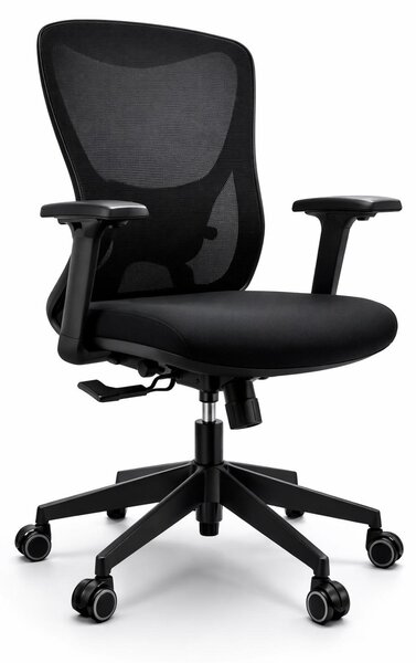Sedia da ufficio ergonomica con schienale in rete e braccioli regolabili