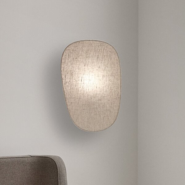 Applique da parete MARKET SET, Screen 70's, dimmerabile, Beige, Corridoio, Tessuto / Tessile