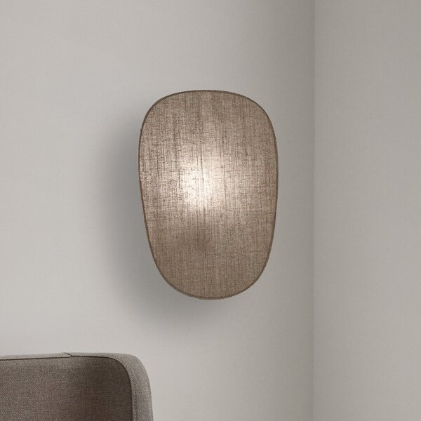 Applique da parete MARKET SET, Screen 70's, dimmerabile, Beige, Corridoio, Tessuto / Tessile