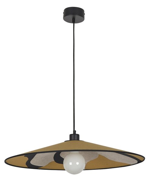 Lampada a sospensione MARKET SET, Sonia Laudet, dimmerabile, Giallo, Soggiorno, Tessuto / Tessile, Design