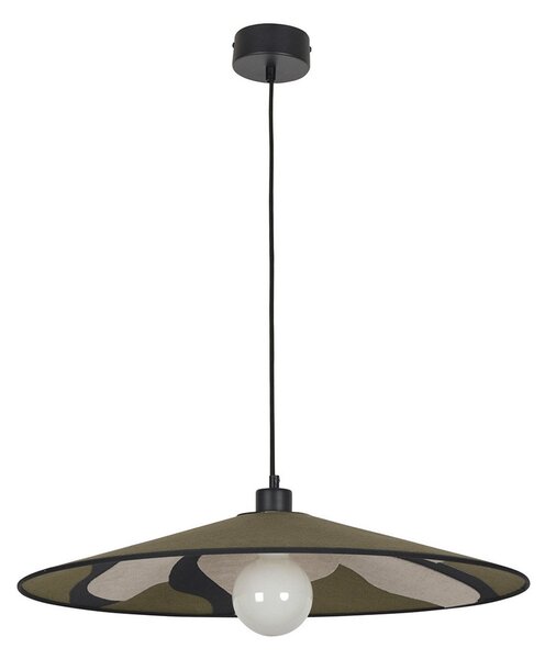 Lampada a sospensione MARKET SET, Sonia Laudet, dimmerabile, Verde, Soggiorno, Tessuto / Tessile, Design