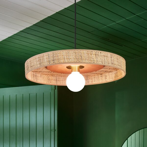 Lampada a sospensione MARKET SET, Portinatx, dimmerabile, Marrone / Ruggine, Soggiorno, Ceramica, Design