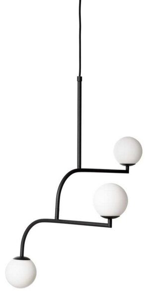 Lampada a sospensione Pholc, Nero, Soggiorno, Metallo
