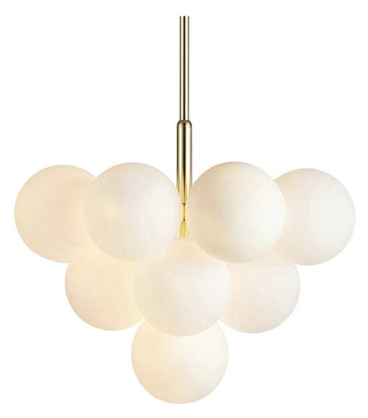 Lampada a sospensione Markslöjd, Dorato / Ottone, Soggiorno, Vetro