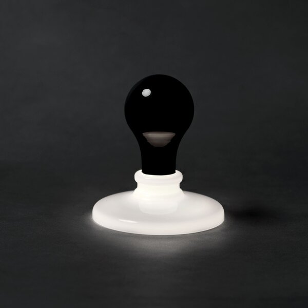 Lampade da tavolo Foscarini, Black Light, dimmerabile, Nero, Soggiorno, Vetro, Design