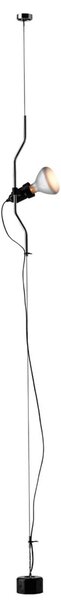 Lampada a sospensione FLOS, PARENTESI, Grigio, Soggiorno, Metallo, Design