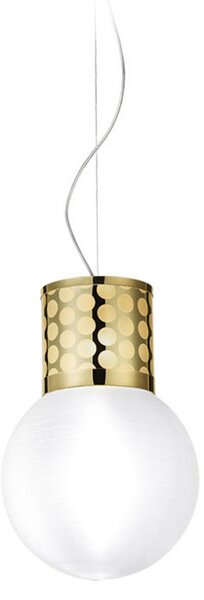 Lampada a sospensione Slamp, Dorato / Ottone, Soggiorno, Plastica