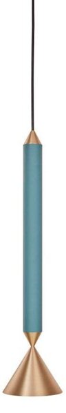 Lampada a sospensione Pholc, Blu, Soggiorno, Plastica