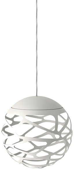 Lampada a sospensione Lodes, dimmerabile, Bianco, Sala da pranzo, Metallo