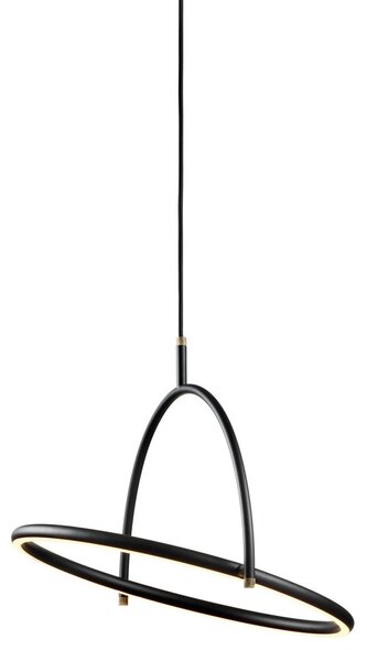 Lampada a sospensione Halo Design, TILT, dimmerabile, Sala da pranzo, Metallo, Design