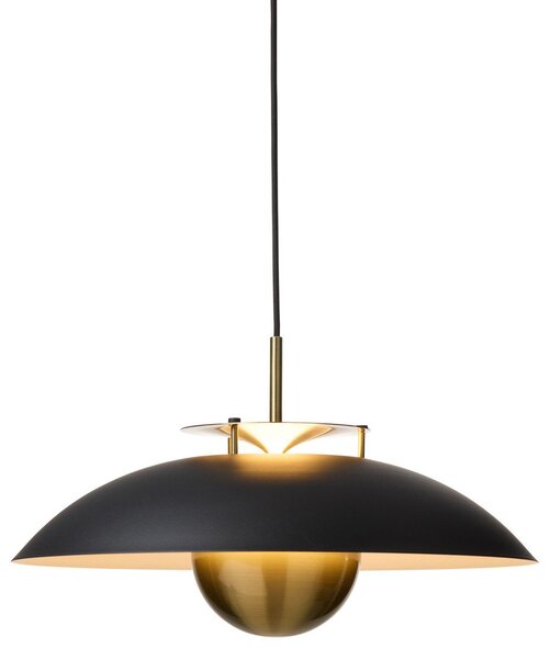 Lampada a sospensione Halo Design, STEPP, dimmerabile, Nero, Sala da pranzo, Metallo, Scandinavo