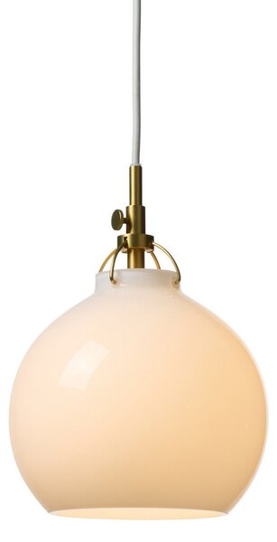 Lampada a sospensione Halo Design, TOSCANA, dimmerabile, Bianco, Sala da pranzo, Vetro, Design