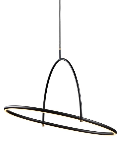 Lampada a sospensione Halo Design, TILT, dimmerabile, Sala da pranzo, Metallo, Design