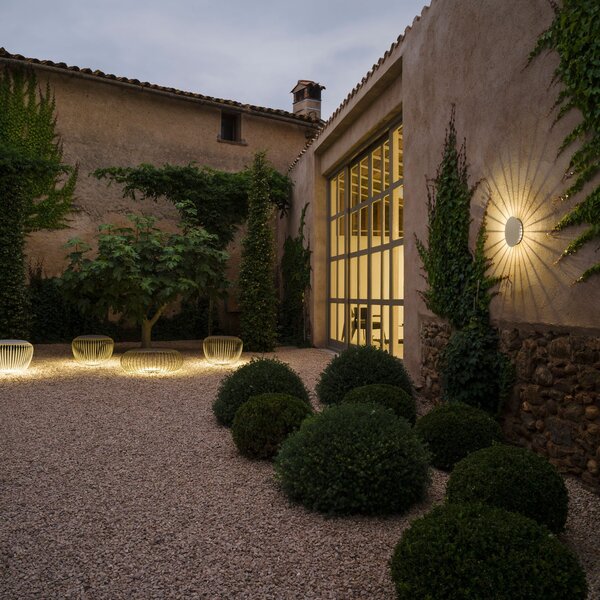 Lampade da esterno Vibia, Meridiano, Beige, Metallo, Moderno