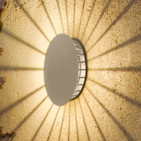 Lampade da esterno Vibia, Meridiano, Beige, Metallo, Moderno