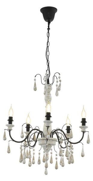 Eglo 33011 - Lampadario a catena 5xE14/40W/230V