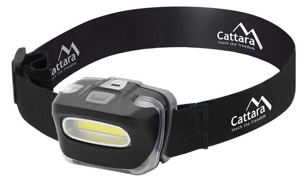 Lampada frontale a LED LED/3xAAA nera