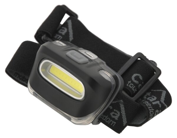 Lampada frontale a LED LED/3xAAA nera