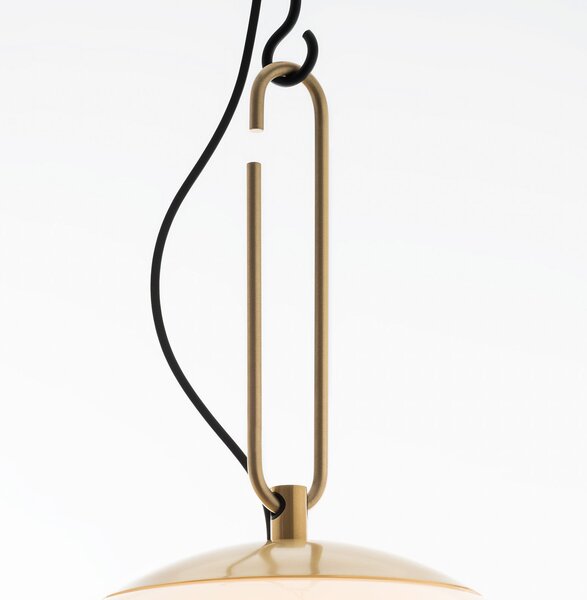 Lampada a sospensione Artemide, nh, dimmerabile, Bianco, Soggiorno, Vetro, Design