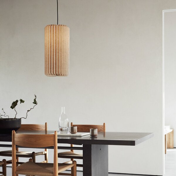 Lampada a sospensione Watt & Veke, Alba, dimmerabile, Marrone / Ruggine, Camera da letto, Tessuto / Tessile, Design
