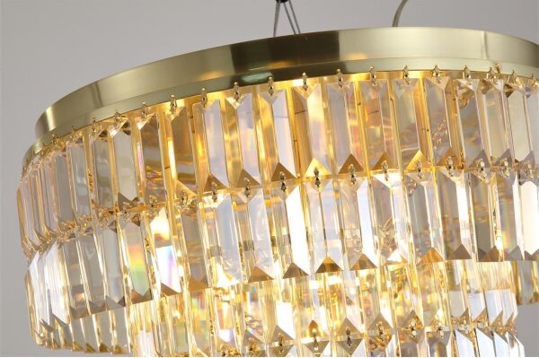 Searchlight 61321-6SB - Plafoniera EMPIRE 6xE14/60W/230V IP44