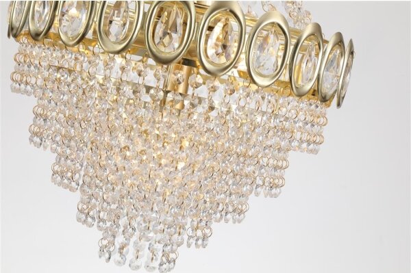 Searchlight 1611-6SB - Lampadario a sospensione con catena LOUIS PHILLIPE 6xE14/60W/230V