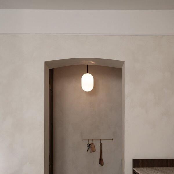Lampada a sospensione Watt & Veke, Noor, dimmerabile, Bianco, Soggiorno, Vetro, Moderno