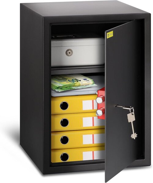 HomeSafe HV50K Cassaforte domestica 50x35x35 cm (AxLxP) nera