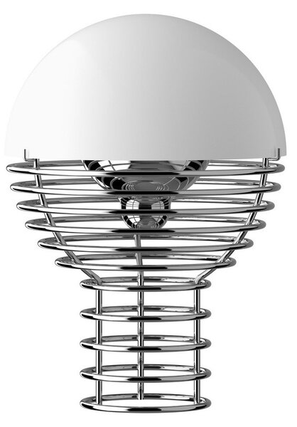 Lampade da tavolo Verpan, Wire, dimmerabile, Bianco, Soggiorno, Acciaio inossidabile, Design
