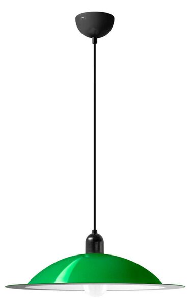 Lampada a sospensione Stilnovo, Lampiatta, Verde, Soggiorno, Metallo, Design