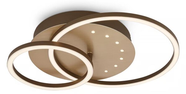 Brilo - Plafoniera LED dimmerabile LED/26W/230V 3000K marrone