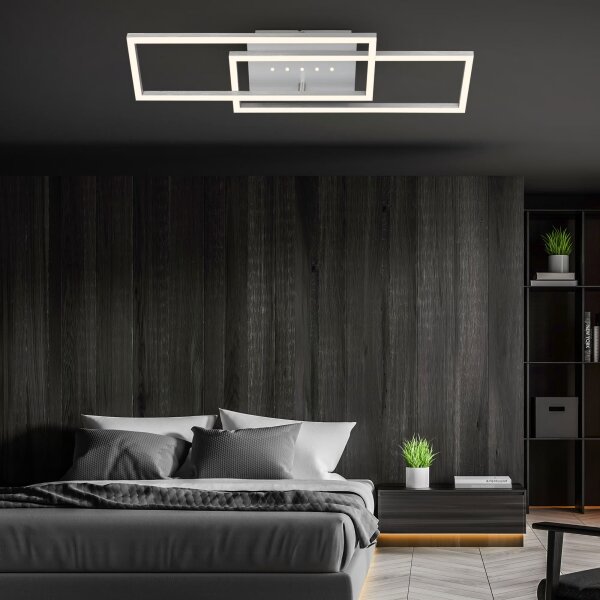 Brilo - Plafoniera LED dimmerabile/30W/230V/3000K cromo satinato