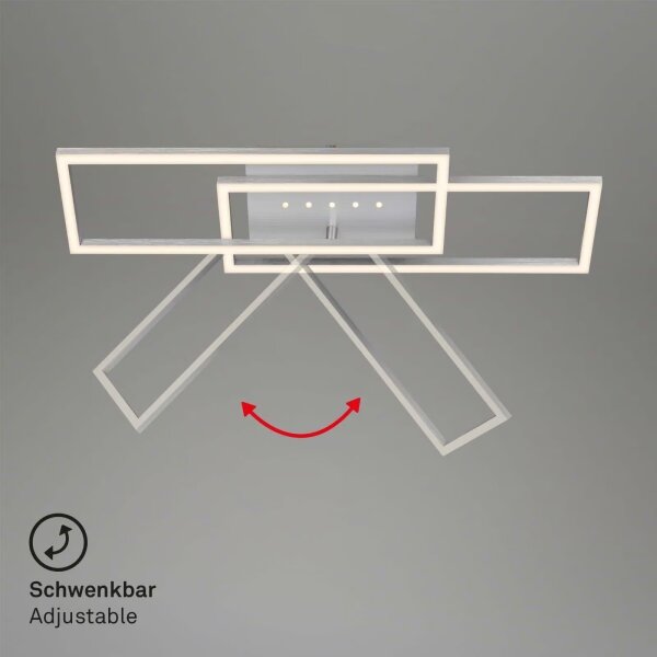 Brilo - Plafoniera LED dimmerabile/30W/230V/3000K cromo satinato