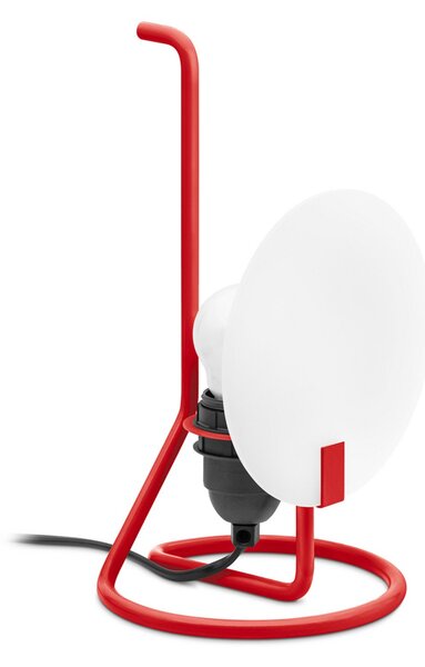Lampade da tavolo Stilnovo, Bugia, Rosso, Soggiorno, Metallo, Design