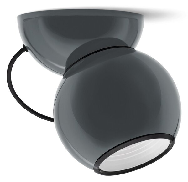 Plafoniera Stilnovo, Gravitino, dimmerabile, Grigio, Soggiorno, Metallo, Design