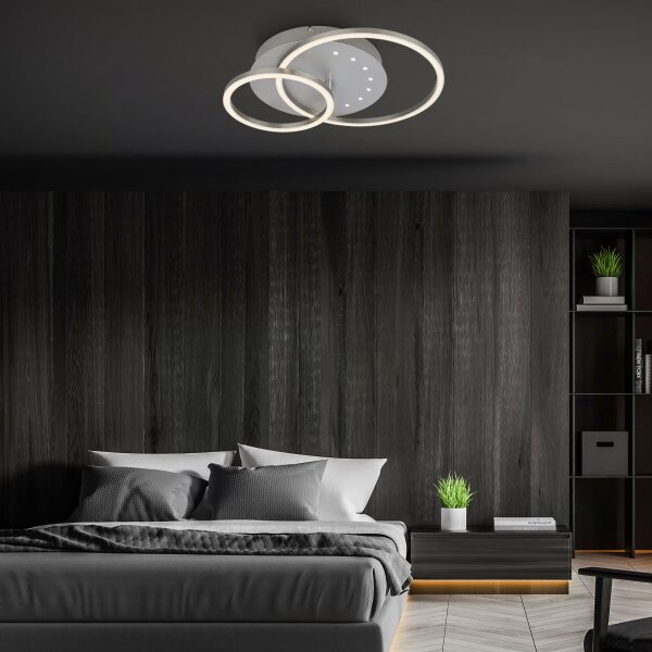 Brilo - Lampada da soffitto LED dimmerabile LED/26W/230V 3000K cromo satinato