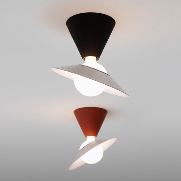 Plafoniera Stilnovo, Fante, Nero, Soggiorno, Plastica, Design