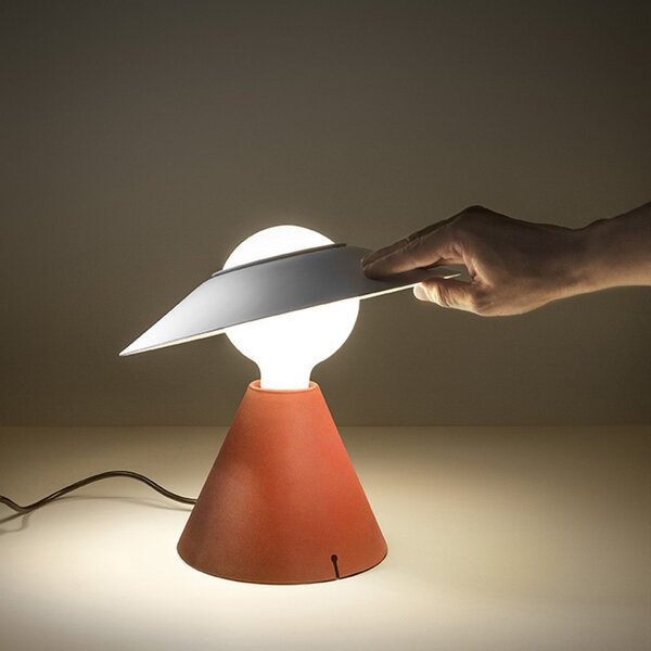 Lampade da tavolo Stilnovo, Fante, Rosso, Soggiorno, Plastica, Design