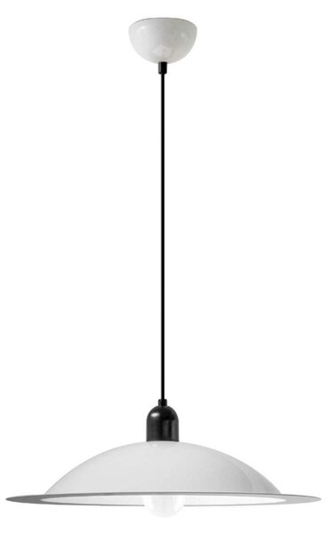 Lampada a sospensione Stilnovo, Lampiatta, Bianco, Soggiorno, Metallo, Design