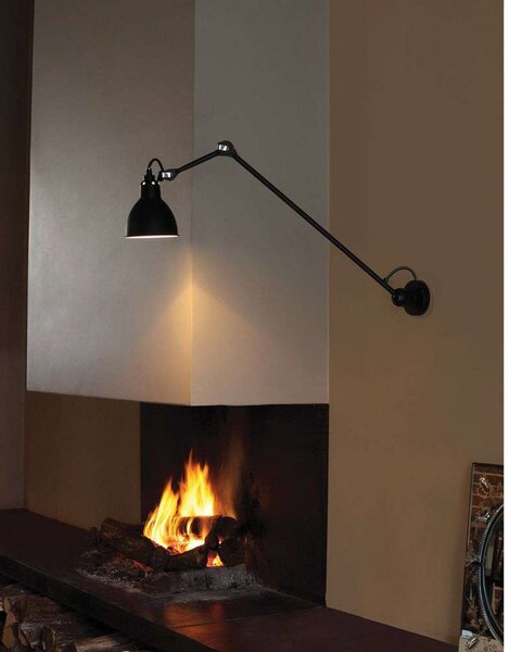 Applique da parete Lampe Gras, Nero, Soggiorno, Metallo