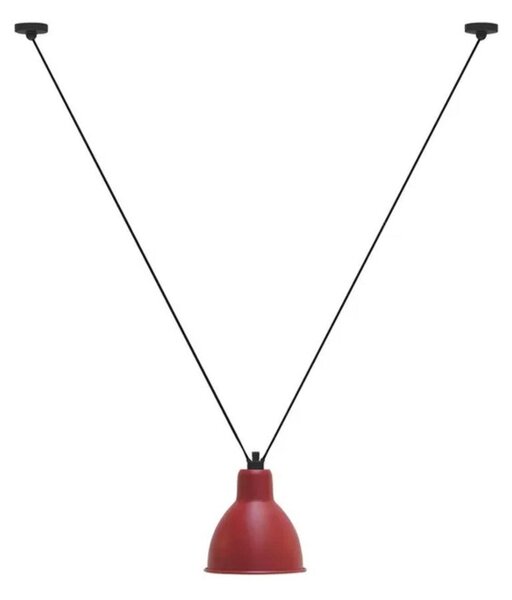 Lampada a sospensione Lampe Gras, Rosso, Soggiorno, Metallo