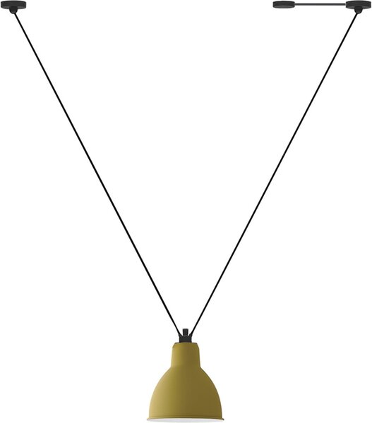 Lampada a sospensione Lampe Gras, Giallo, Soggiorno, Metallo