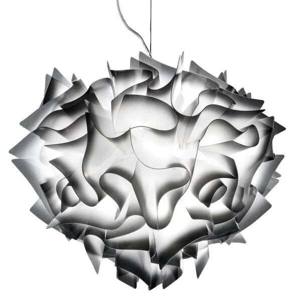 Lampada a sospensione Slamp, VELI, dimmerabile, Grigio, Soggiorno, Plastica, Design