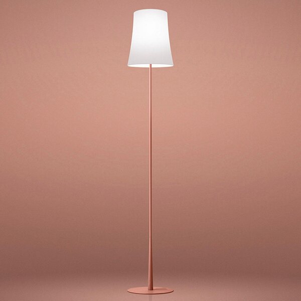 Lampada da terra Foscarini, Birdie Easy, Rosso, Soggiorno, Metallo, Design