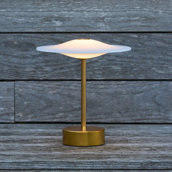 Lampade da esterno Piet Hein, dimmerabile, Dorato / Ottone, Balcone, Alluminio, Design