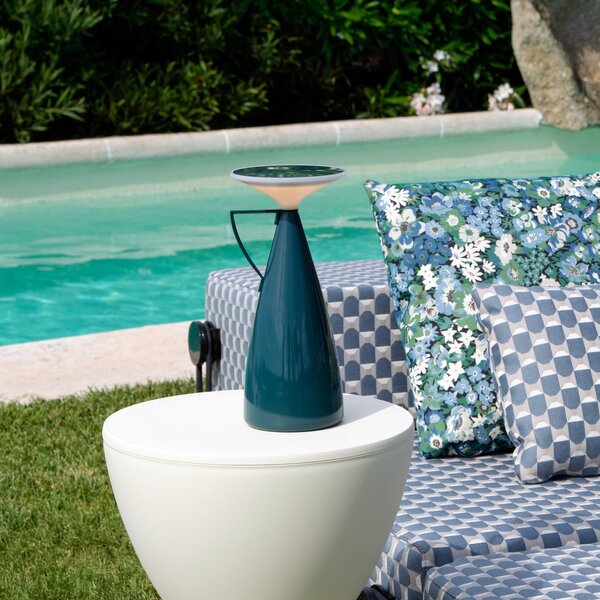 Lampade da tavolo Kartell, Camomille, dimmerabile, Blu, Soggiorno, Plastica, Design